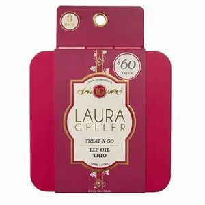 Laura Geller Treat-N-Go Lip Oil Trio - Limited Edition in Tin.
NWT